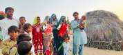 A Nomad family from Mithi in the Thar Desert of Sindh